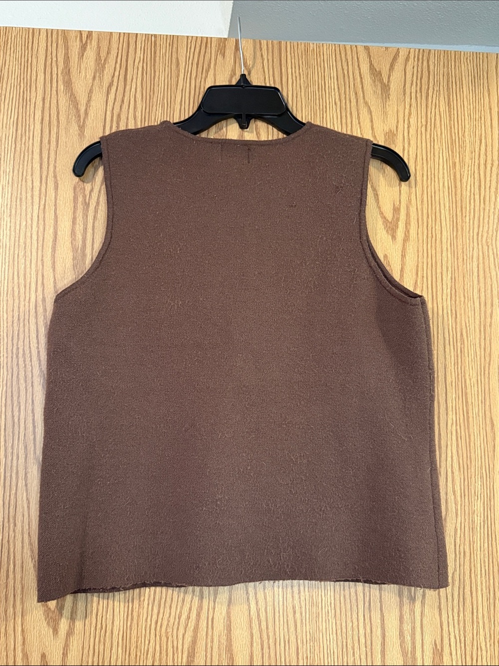 Major Major Brown Button-Front Knit Sweater Vest - Picture 4 of 4